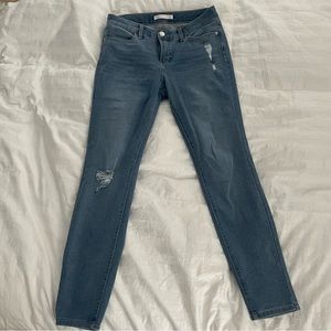 LC Lauren Conrad super skinny jeans distressed size 6